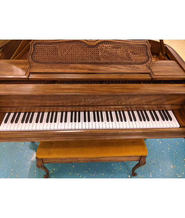 1977 Kimball 5'9" 587S Grand Piano | Viennese Oak| SN: A88873 | Used