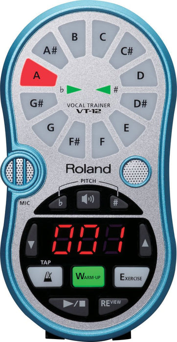 Roland VT-12 Vocal Trainer - Aqua Blue