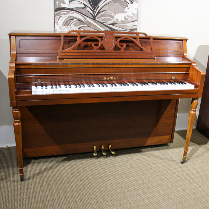Kawai 502T Dark Pecan Upright Console Piano