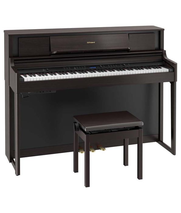Roland LX705 Digital Piano Kit w/ Stand and Bench - Dark Rosewood