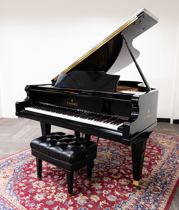 Kimball 670P Viennese Grand Piano | Polished Ebony | SN: T60349 | Used