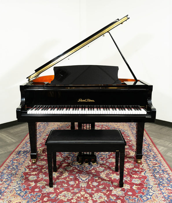 Pearl River 4'8″ GP142 Grand Piano | Polished Ebony | SN: 945531 | Used