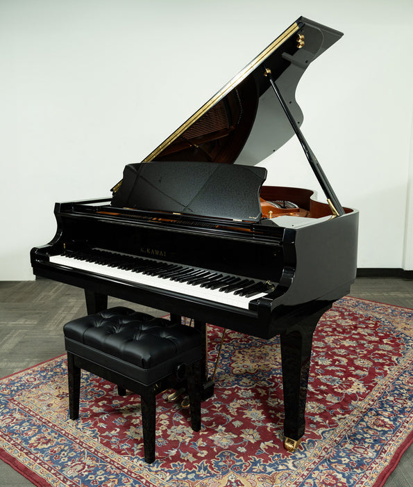 Kawai 5'11" GX-2 BLAK Grand Piano w/ QRS System | Polished Ebony | SN: 2772458 | Used