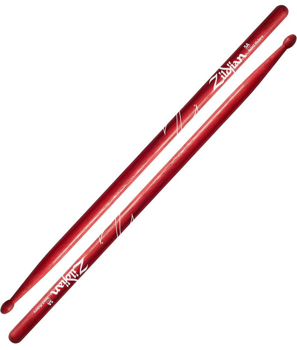 Zildjian 5A Wood Drumsticks - Red