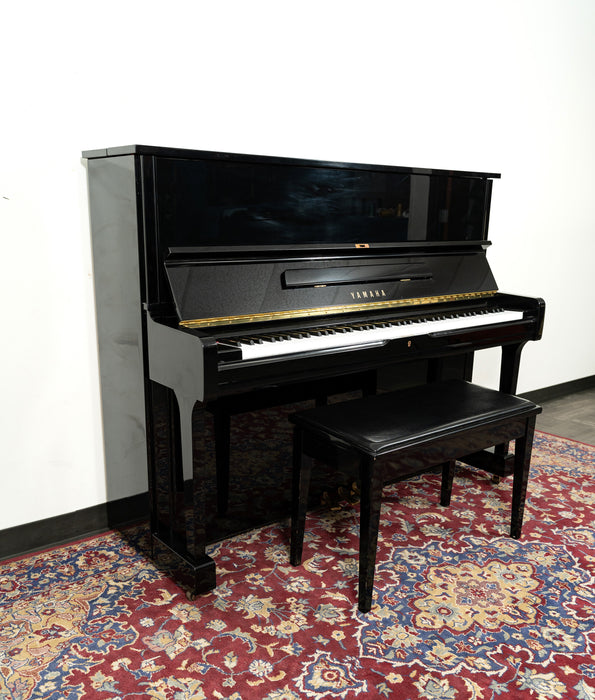 1996 Yamaha 48" U1 Upright Piano | Polished Ebony | SN: 5522025 | Used