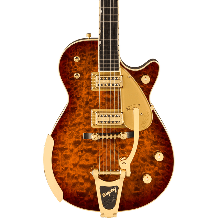 Gretsch G6134TGQM-59 Limited Edition Quilt Classic Penguin with Bigsby, Ebony Fingerboard - Forge Glow