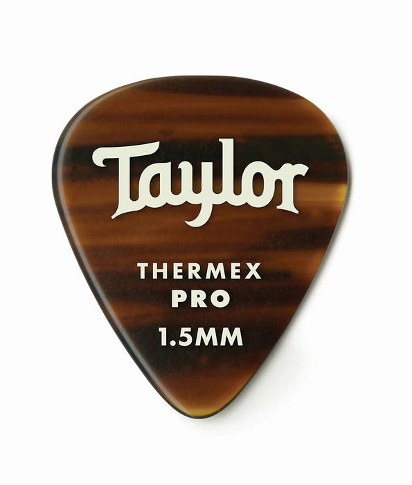 Taylor Premium Darktone 351 Thermex Pro Picks 1.5mm 6-Pack - Tortoise Shell