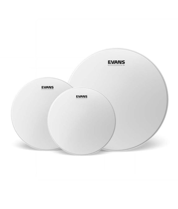 Evans G1 Coated Fusion Tom Drumhead Pack, 10 inch, 12 inch, 14 inch