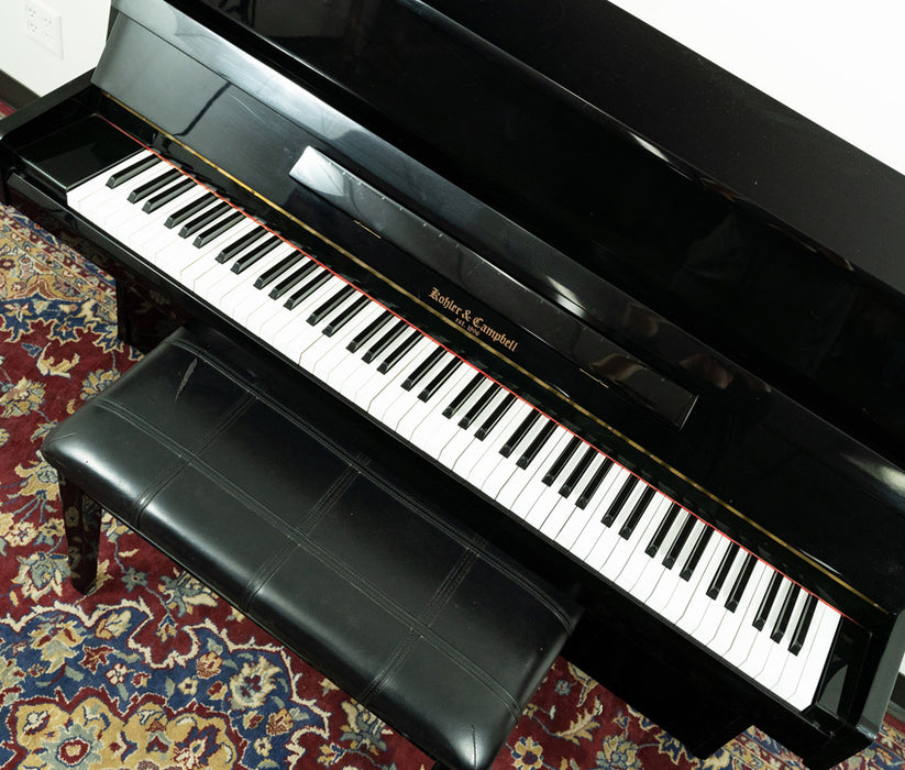 Kohler & Campbell SKV-108 Upright Piano | Satin Ebony | SN: ILI01834 | Used