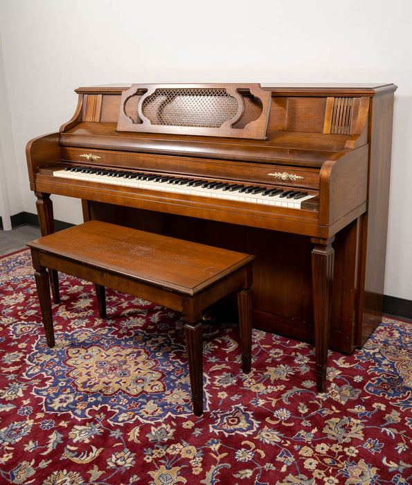 Lyon & Healy 4106 Console Piano | Polished Mahogany | SN: 242459 | Used