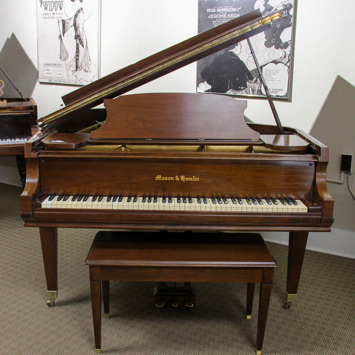 Mason & Hamlin 5'8.5" Model A Grand Piano | Polished Mahogany | SN: 87506 | Used