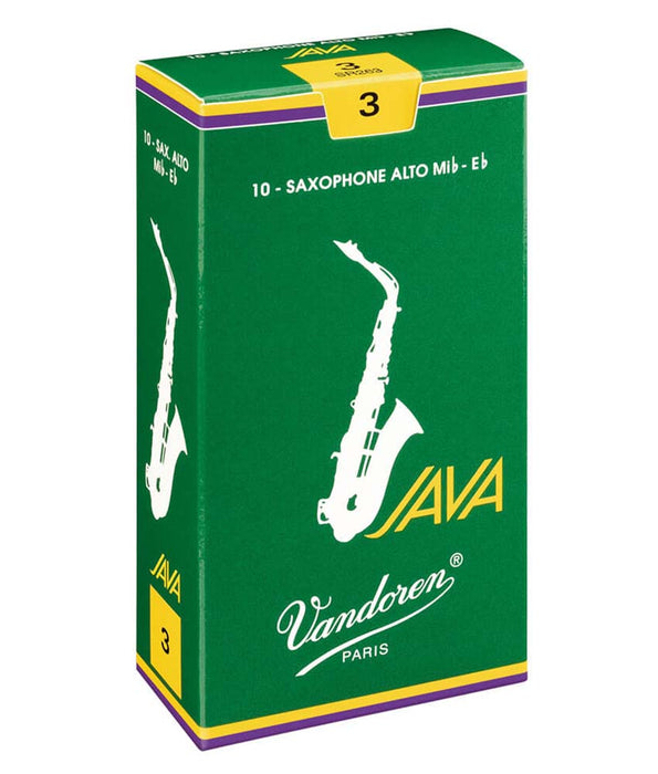 Vandoren Java #3 Alto Sax Reeds - 10 Pack