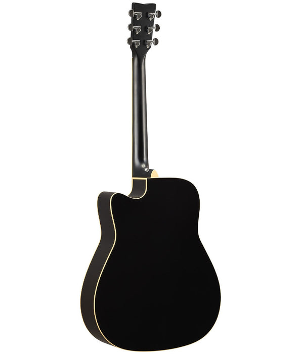 Yamaha FGC-TA FG Cutaway TransAcoustic Acoustic-Electric Guitar - Black