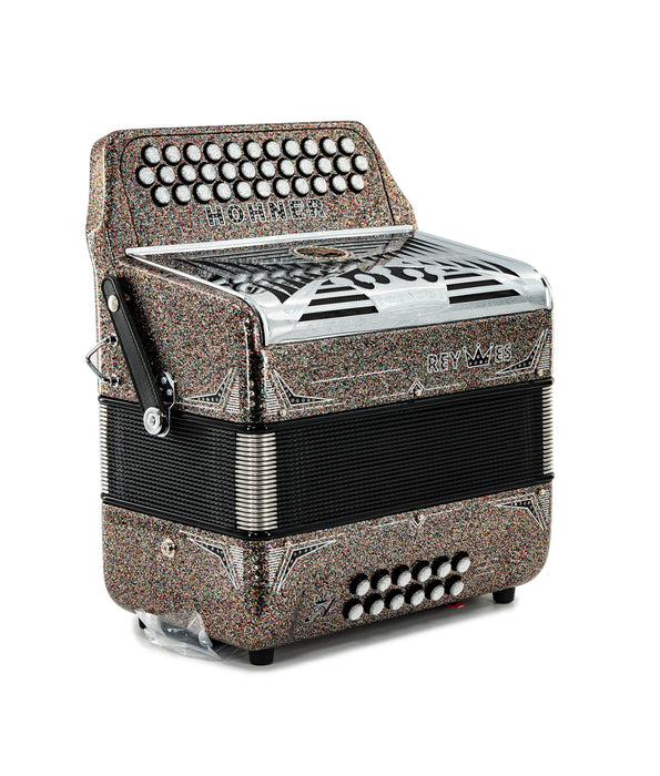 Hohner Anacleto Rey Especial EAD Accordion - Multi-Color Glitter