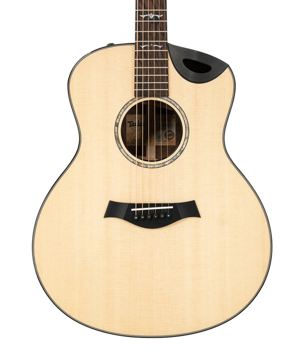 Taylor Custom Grand Symphony Acoustic Guitar Factory Hand Selected Wood - Queen's Walnut/Lutz Spruce
