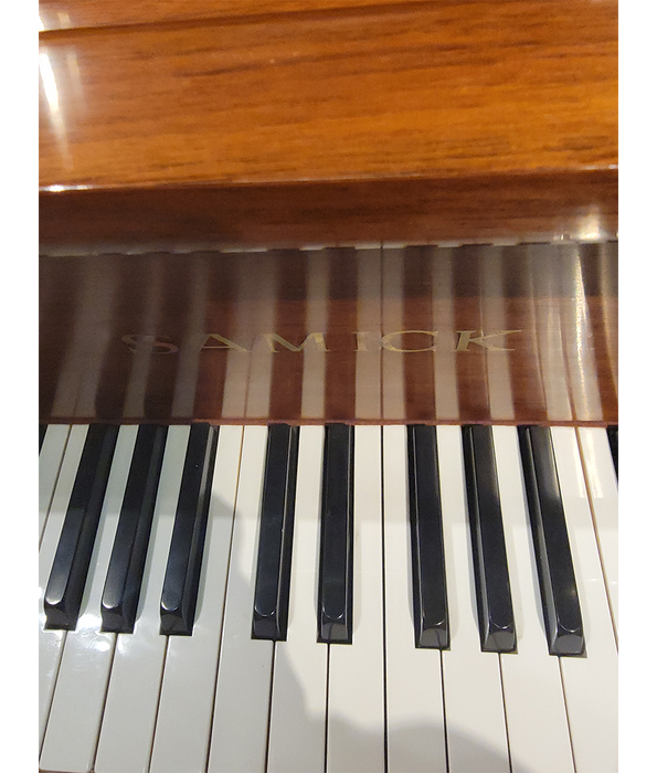 1988 Samick 4'7" SG-140A Grand Piano | Satin Walnut | SN: HHJG0673 | Used
