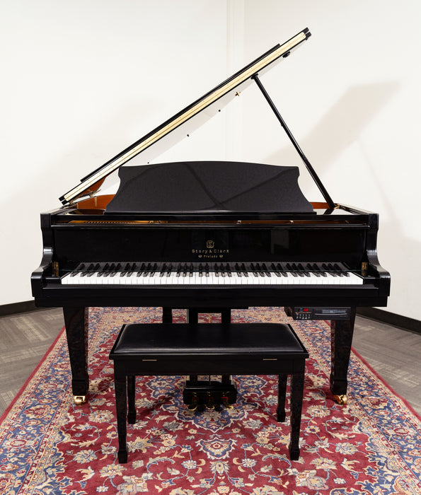 Story & Clark DG10559 Grand Piano | Polished Ebony | SN: 2002123016 | Used