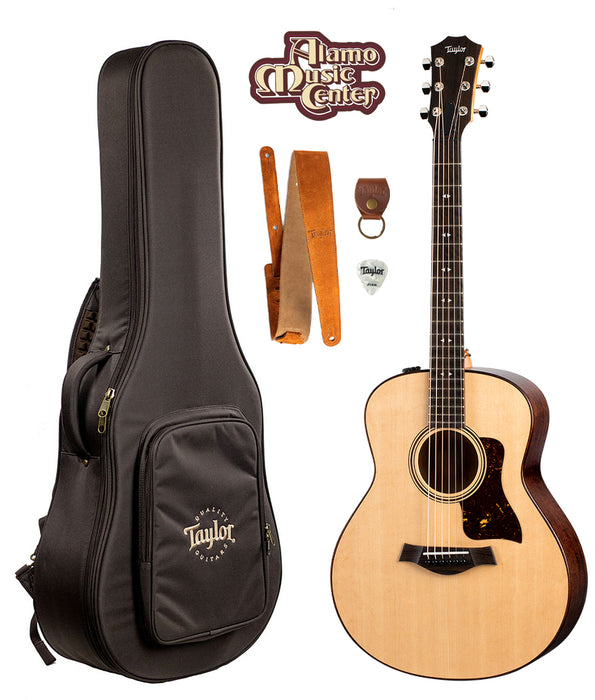 Taylor GTe Grand Theater Acoustic-Electric Guitar w/ Aerocase Bundle