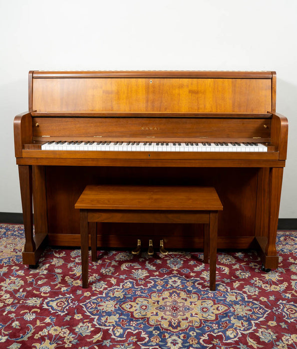 1980 Kawai 46" UST-6 Upright Piano | Satin Walnut