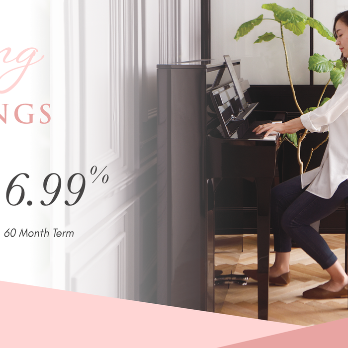 Kawai Spring into Savings 0% Financing
