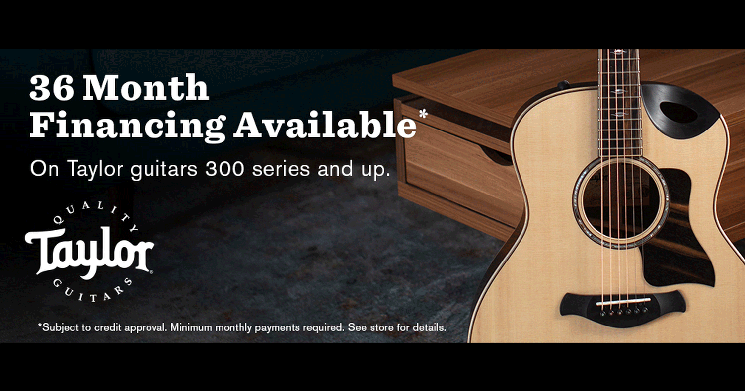 Special 0% Financing on Taylor Guitars