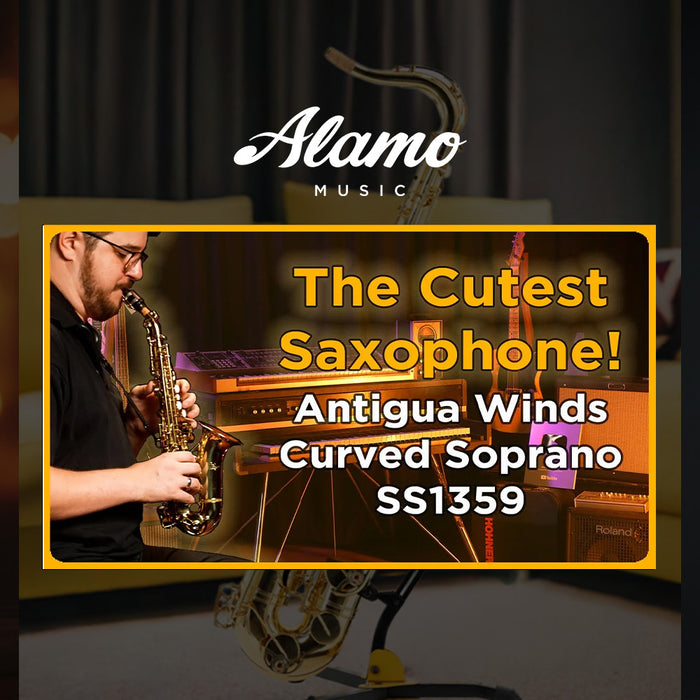 We Reviewed the CUTEST Saxophone! | Antigua Winds Curved Soprano SS1359