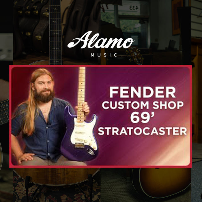 Are 1969 Stratocasters Underrated? Purple Sparkle '69 Strat from Fender Custom Shop