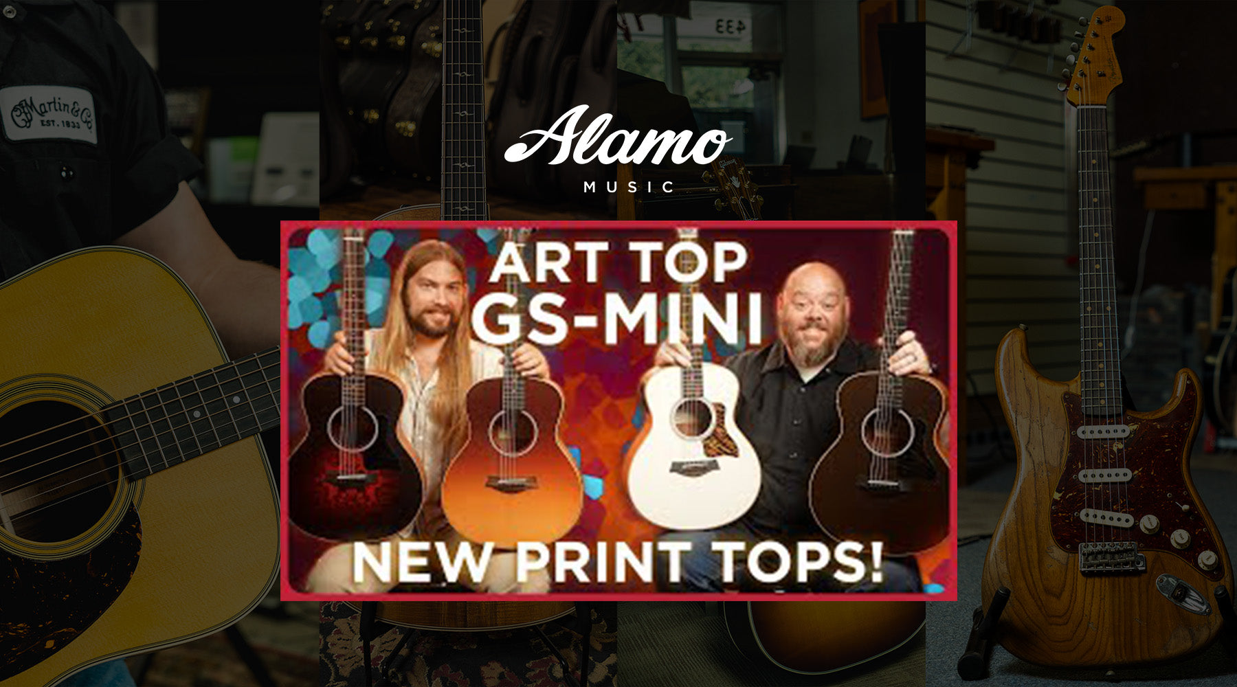 The Taylor GS Mini Got Pretty! New Assorted Art Top GS Mini's are Here