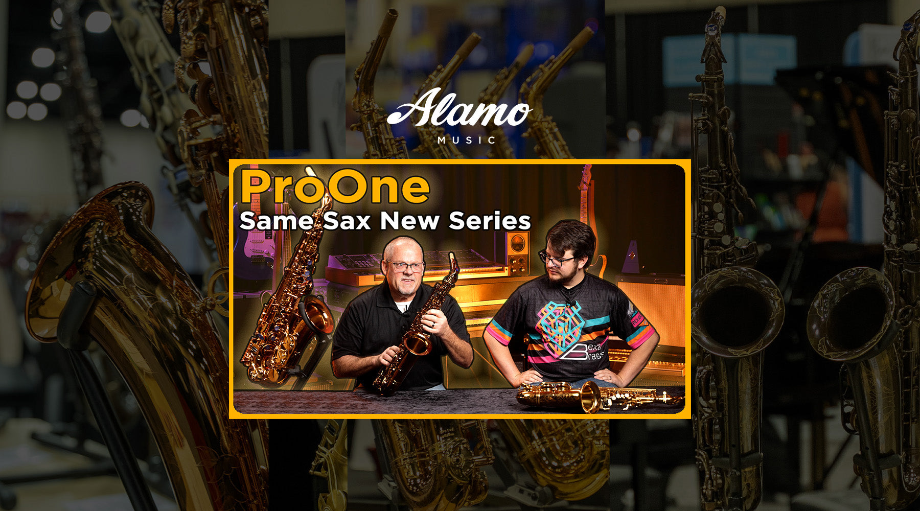 【サイン入り】PHONO TONES クルーズライブ 記念品 額装　#アジカン Antigua Winds NEW ProOne Series Alto Saxophone (Feat. Devin Pelton