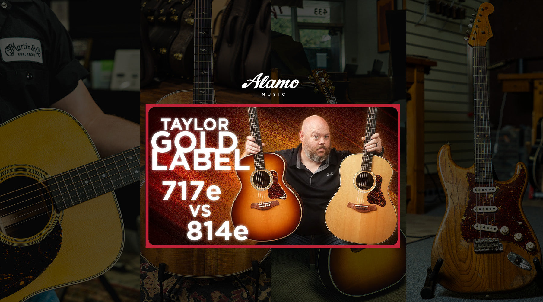 Comparing Taylor's New Gold Label Guitars | 814e vs. 717e Gold Label Acoustic Guitars