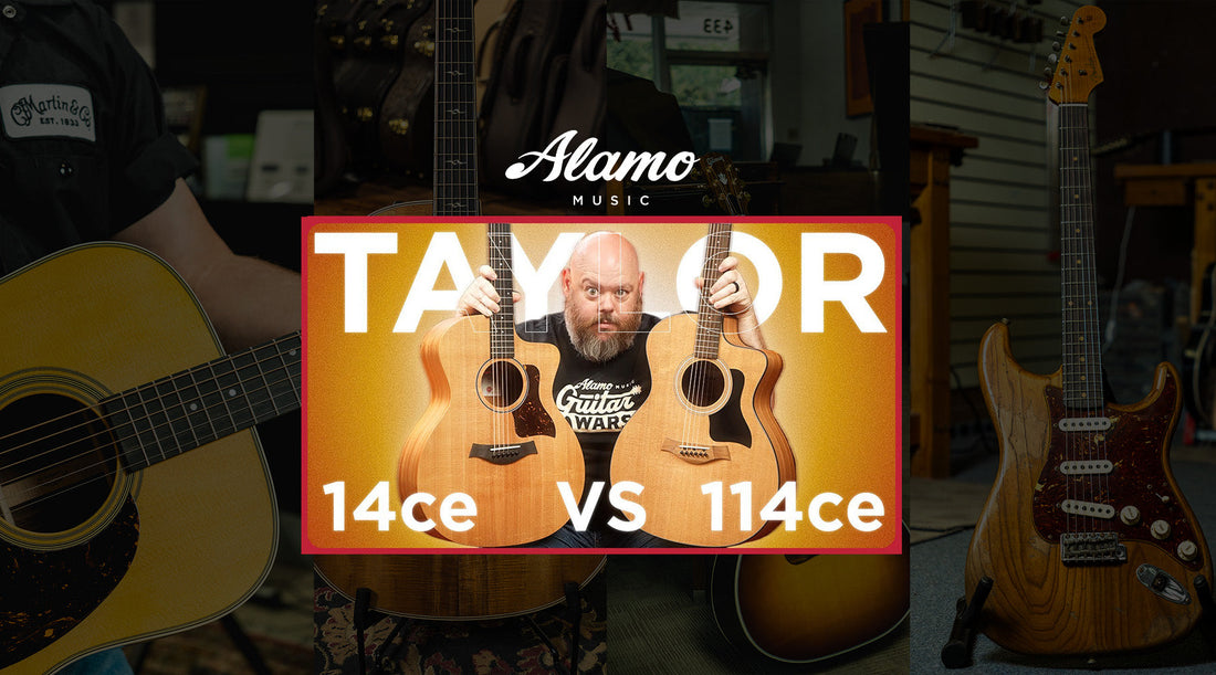 Is Taylor's $499 Guitar as Good as the Modern Classic 114ce? 14ce Pickup & Acoustic Comparison