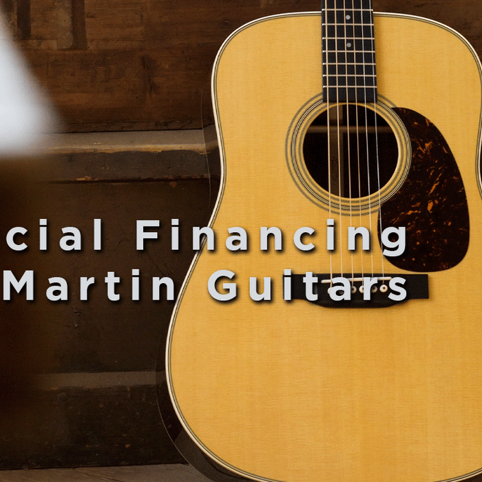36 Month, 0% Interest Financing from Martin Guitars!