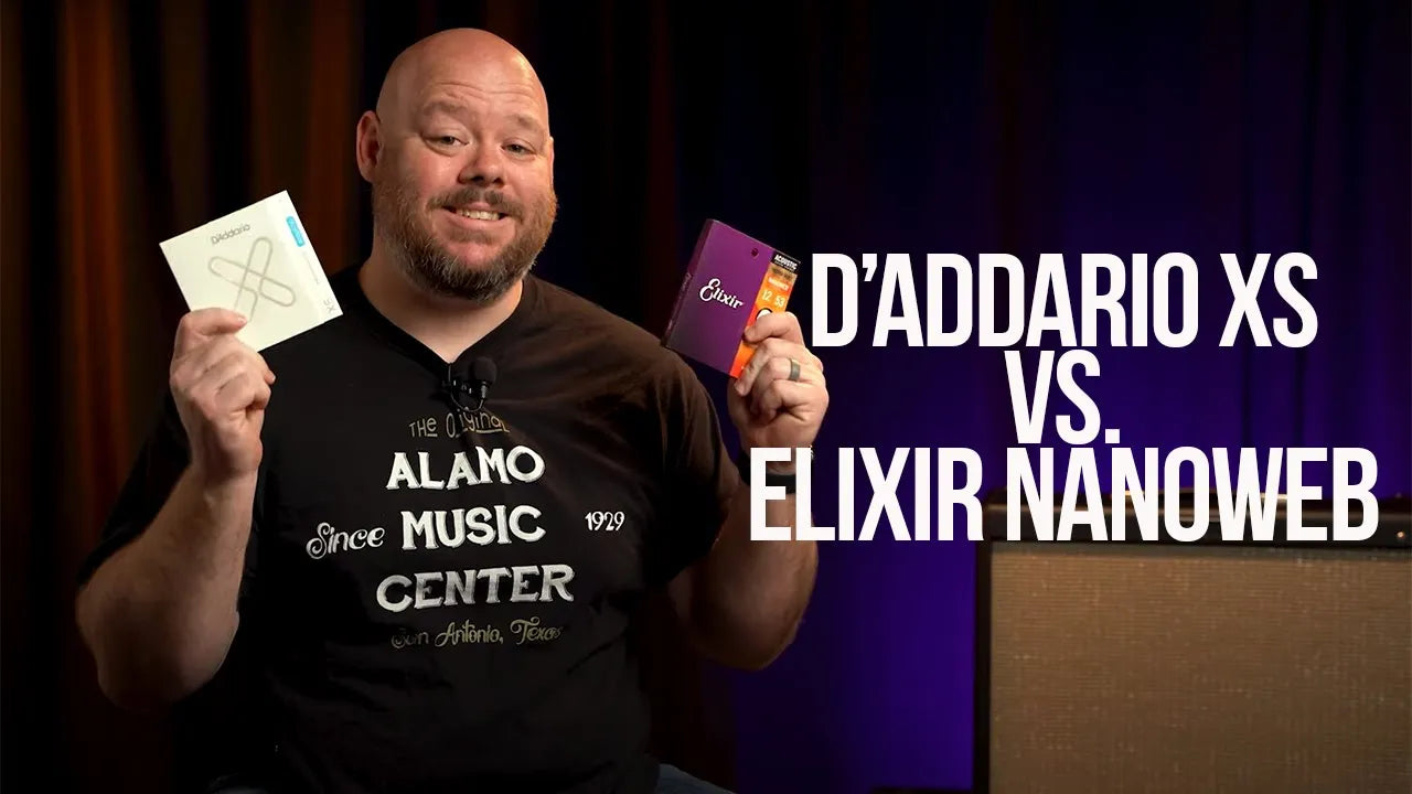 New D'Addario XS vs. Elixir Nanoweb | Coated Acoustic Guitar String Comparison