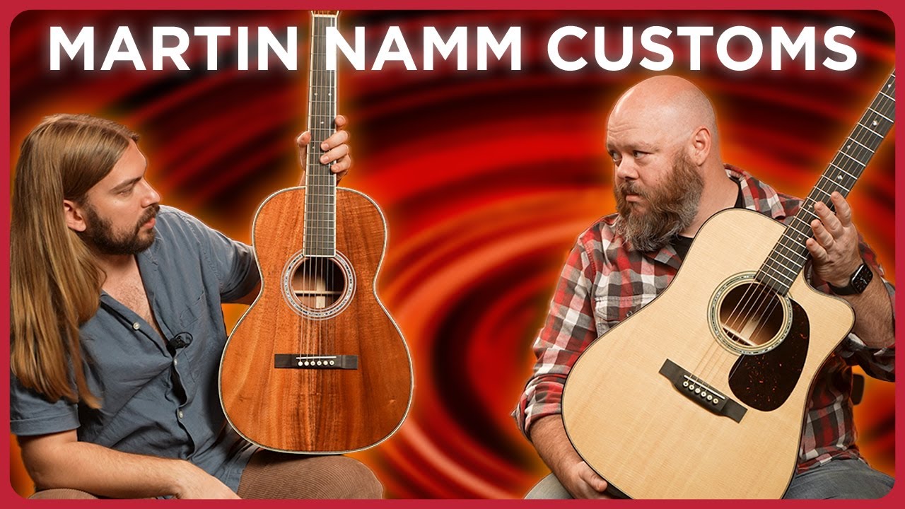 Martin Custom Shops from NAMM 2023! Martin's Take on Koa Guitars