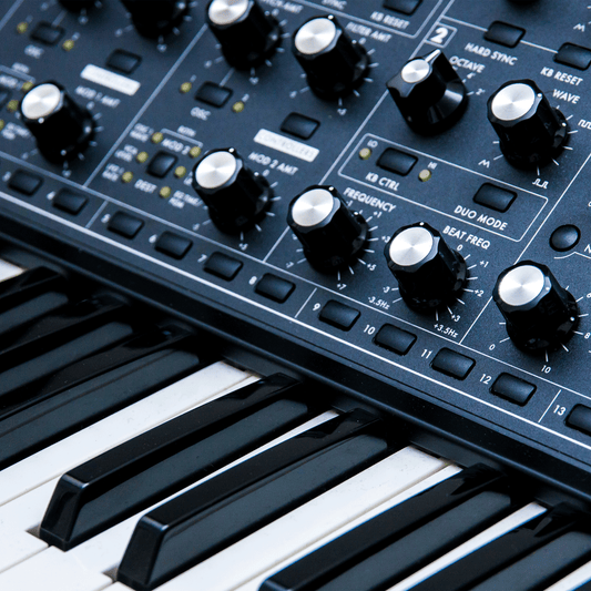 Keyboard Synthesizer Closeup