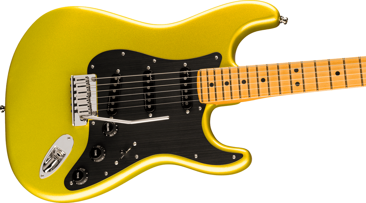 Fender American Ultra II Stratocaster Electric Guitar - Maple Fingerboard, Solar Flare | New