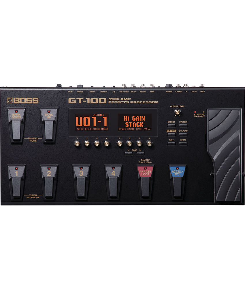 Boss GT-100 Guitar Multi Effects Processor Pedalalamomusiccenter.myshopify.comBossGuitar Pedals & Effects — Alamo Music Center