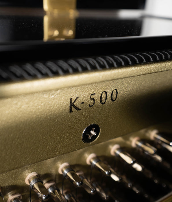 2024 Kawai K500 Professional Upright Piano | Polished Ebony | 51" | Used