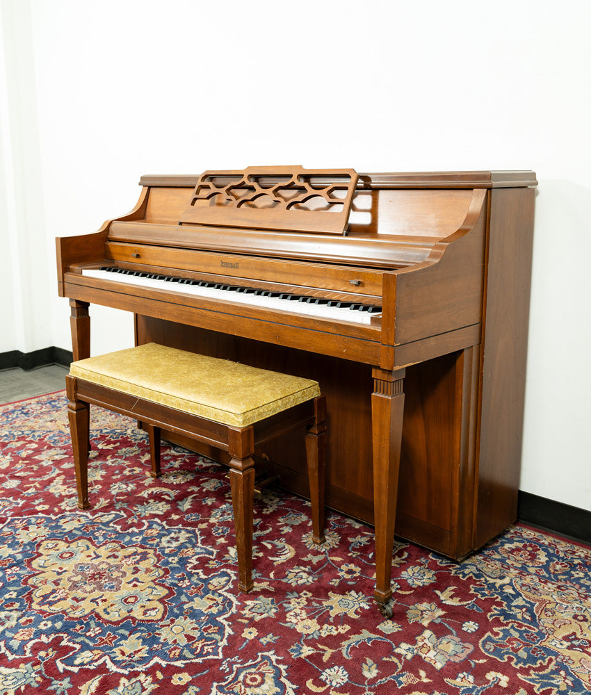 Kimball Classic Upright Piano | Satin Walnut | SN: 824163