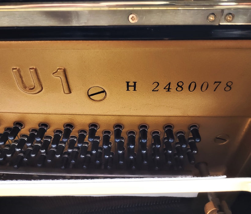 Yamaha 48" U1 Upright Piano | Polished Ebony | SN: H2480078
