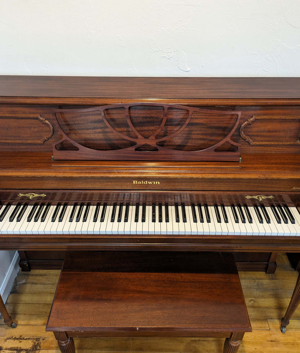 Baldwin 2080 Console Upright Piano | Polished Mahogany | SN: 1532228 | Used