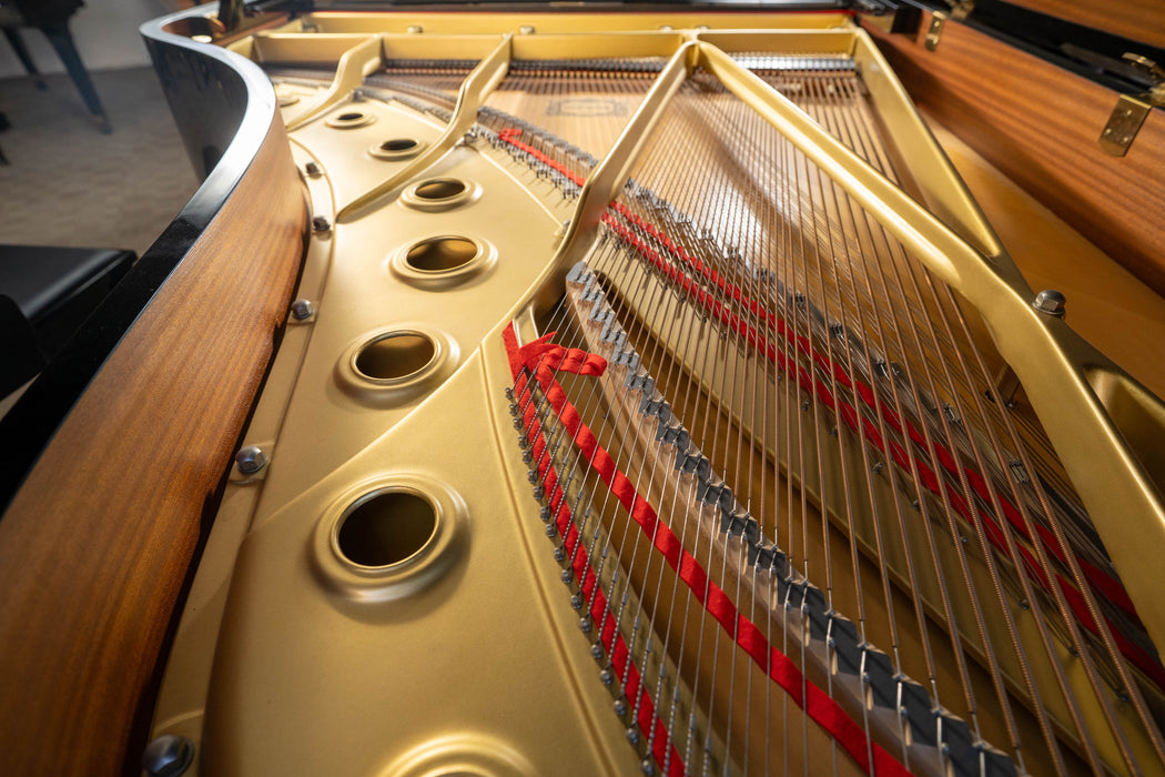 1992 Yamaha C7 Concert Grand piano | Polished Ebony | 7'6" | Serial No. 5090741 | Used
