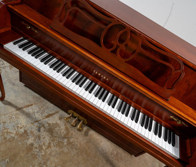 Yamaha M500 Upright Piano (1998) | Satin Dark Cherry | Used