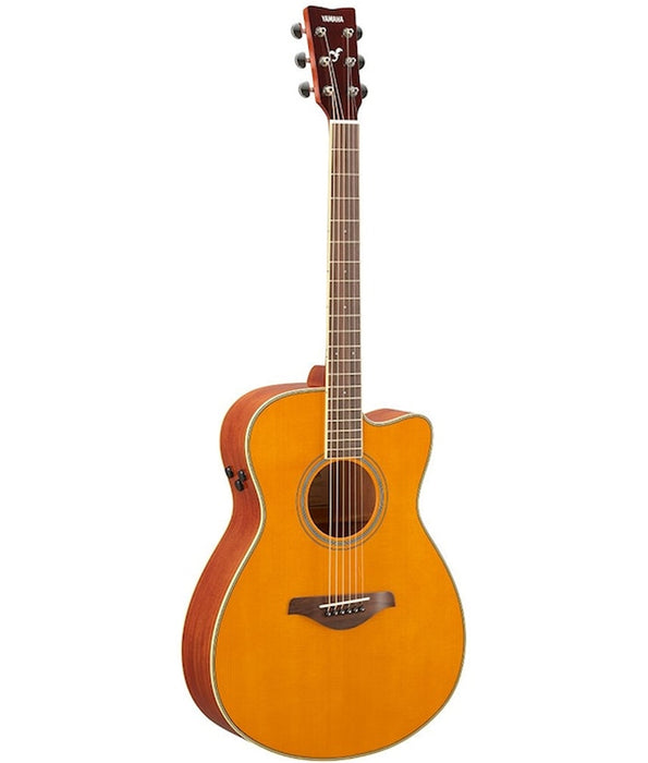 Yamaha FSC-TA Transacoustic Cutaway Acoustic-Electric Guitar - Vintage Tint