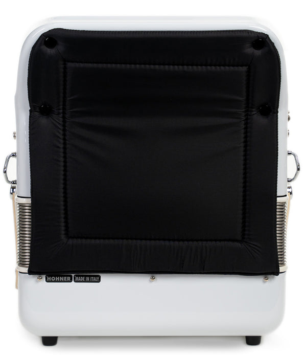 Hohner Anacleto El Italiano III 5 Switch Compact FBE Accordion - White