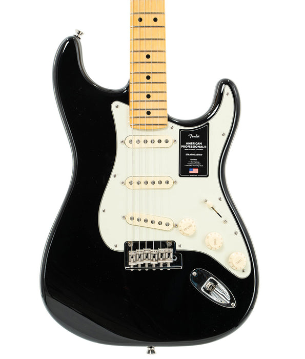 Pre-Owned Fender American Professional II Stratocaster Electric Guitar - Black | Used