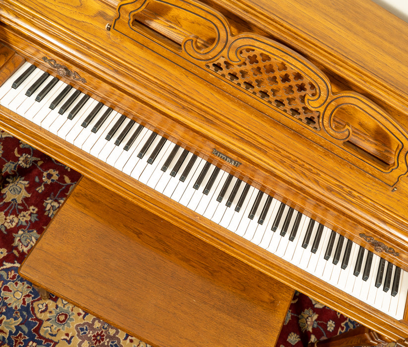 Kimball 4245 Console Piano | Satin Oak | Used