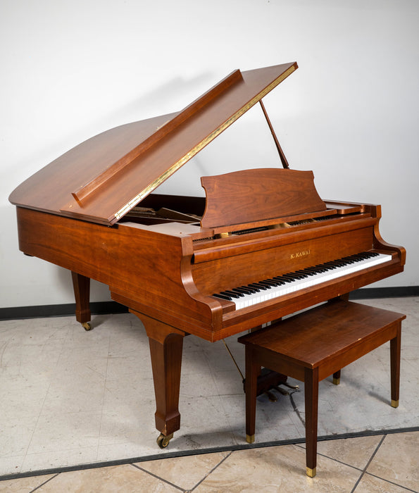 1985 Kawai KG-5D Grand Piano | Satin Walnut | 6'8" | Serial No. 1613057 | Used