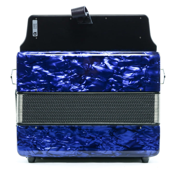 Hohner Corona II 3500 GCF Button Accordion - Dark Blue