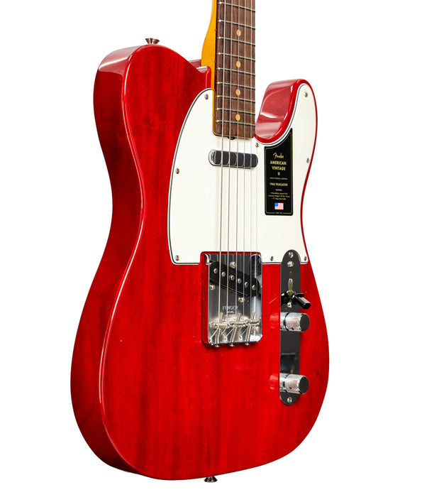 Fender American Vintage II 1963 Telecaster Electric Guitar - Crimson Red Transparent | New